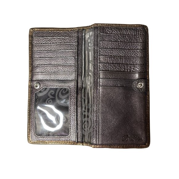 Brighton Pretty Tough Collection Wallet Leather‎ Studded Organizer Checkbook - Picture 5 of 10
